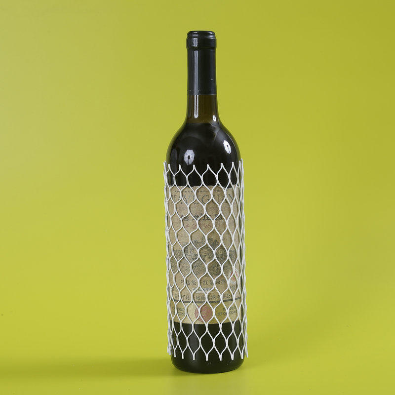 Malla protectora de botella de vino PE con agujero de 3-7CM