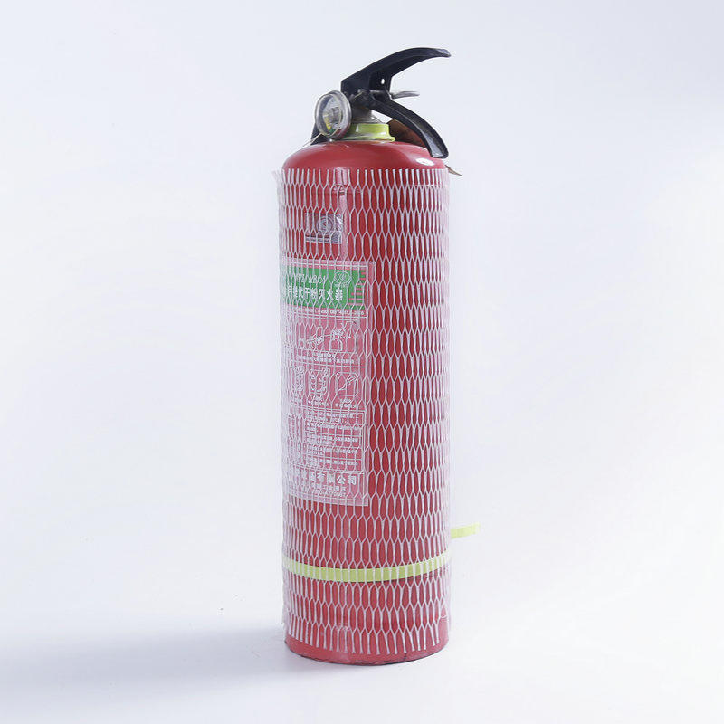 Red protectora de cilindro de gas de plástico verde