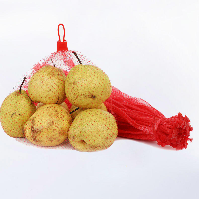 Bolsas de red tubulares de malla de embalaje suave de plástico con rollo de bolsa de gasa de malla de PP para empaque de frutas y verduras