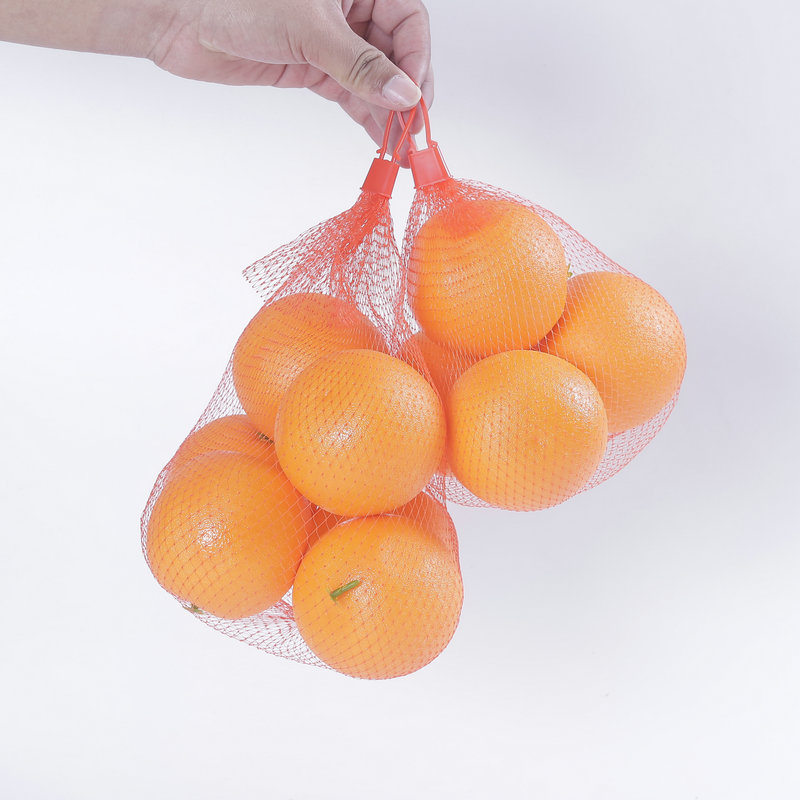 Bolsos de empaquetado coloridos del tubo de la malla del PE para la verdura de fruta